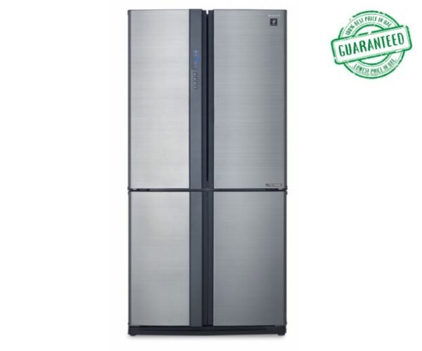 Sharp 724 Litres Refrigerator With Non-Frost French Bottom Color Silver Model-SJ-FE87V SS5 | 1 Year Full 5 Years Compresssor Warranty.