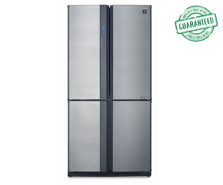 Sharp 724 Litres Refrigerator With Non-Frost French Bottom Color Silver Model SJ-FE87V SS5 | 1 Year Full 5 Years Compressor Warranty.