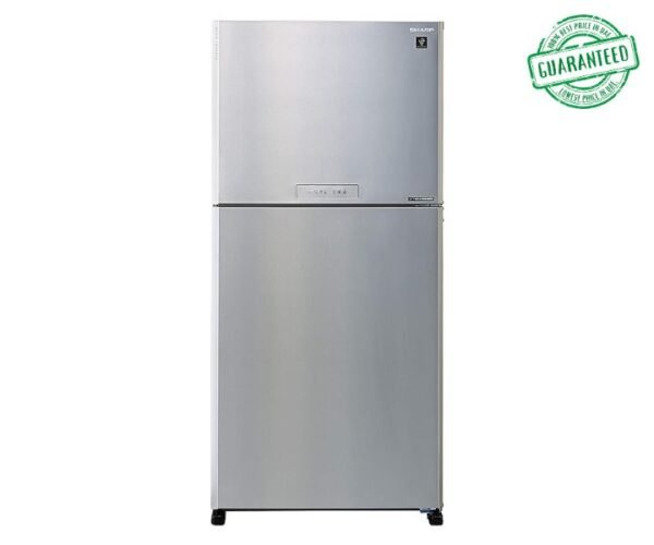 Sharp 650 Litres Refrigerator 2 Doors Color Silver Model-SJ-GMF650 SL3 | 1 Year Full 10 Years Compressor Warranty.