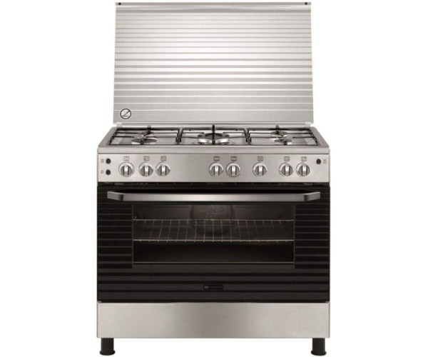 White Westinghouse 5 Burner Gas Cooker Model- WNGD90JGRX | 1 Year Full Warranty