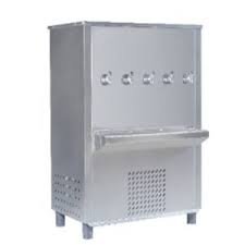 Super General Water Cooler 5-Tap 100 Gallon Silver Model SGCL110T5