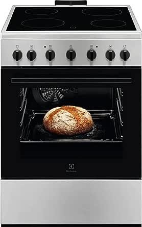 Electrolux 60x60cm Vitro Ceramic Gas Cooker Oven with Full Safety Stainless Steel Model-LKR620002X