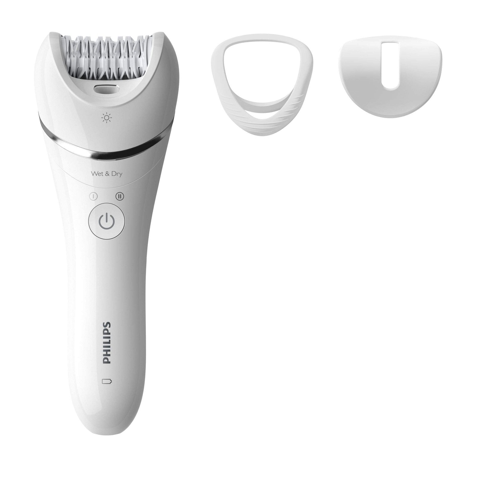 Philips Epilator Series 8000 Hair Removal White Model - BRE70001