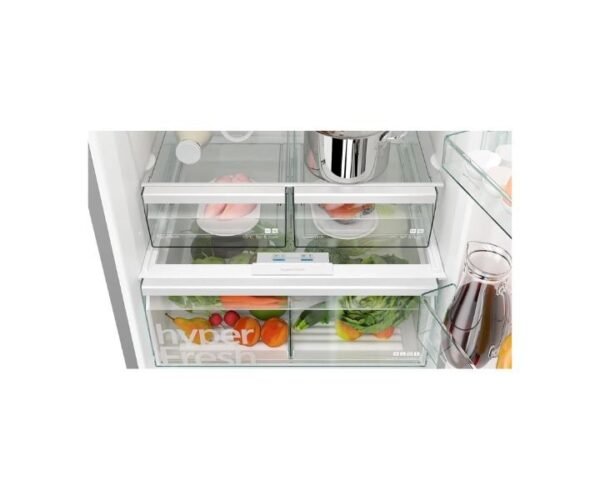 Siemens IQ300 578 Liters Fridge With Freezer At Bottom Silver Model KG76NVI31M | 1 Year Full 5 Years Compressor Warranty - Image 2
