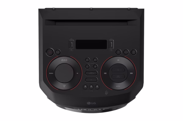 LG XBOOM Audio System With Mic Double Super Bass Boost, Powerful Sound, Karaoke Bluetooth Party Speaker Black Model RNC9 | International Version - Image 4