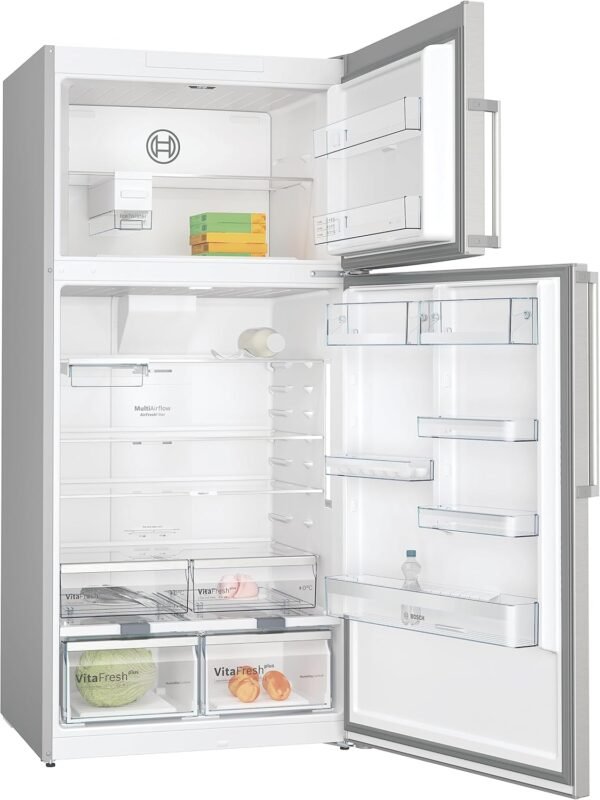 Bosch 687 Liters Free-Standing Fridge-Freezer Series - 6 Brushed steel anti-fingerprint Model KDN86AI31M | 1 Year Full 5 Years Compressor Warranty - Image 3