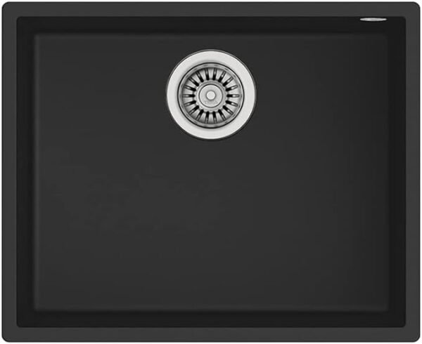 Teka Undermount Tegranite Sink With One Bowl Black Model SQUARE50.40TGBK | 1 Year Warranty - Image 2