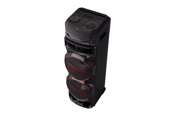 LG XBOOM Audio System With Mic Double Super Bass Boost, Powerful Sound, Karaoke Bluetooth Party Speaker Black Model RNC9 | International Version - Image 6