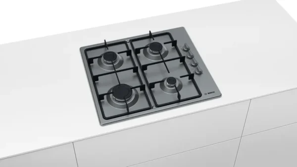 Bosch 60 cm Series 2 Gas Hob Stainless Steel Model PBP6C5B62M | 1 Year Full Warranty - Image 5