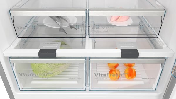 Bosch 687 Liters Free-Standing Fridge-Freezer Series - 6 Brushed steel anti-fingerprint Model KDN86AI31M | 1 Year Full 5 Years Compressor Warranty - Image 5