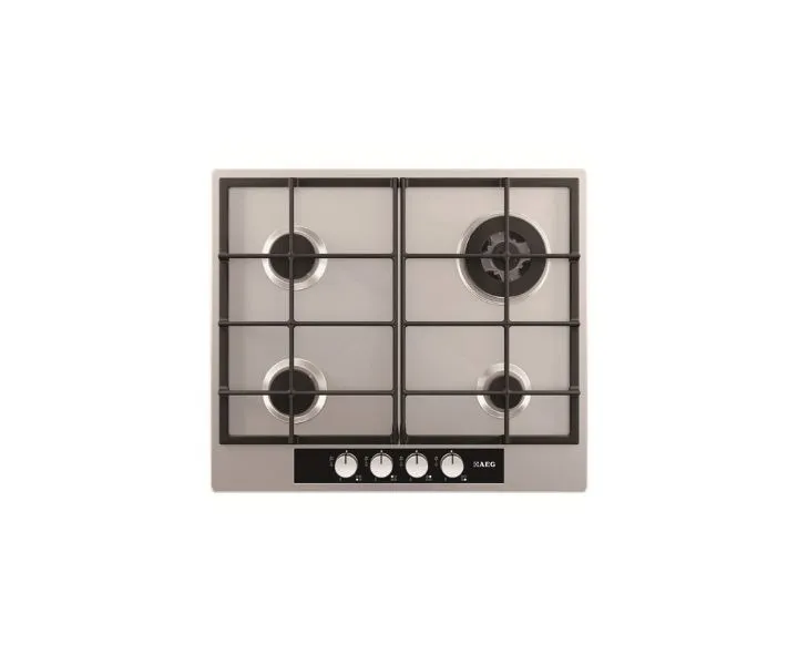 AEG 60Cm 4 Gas Burners Gas Hob Stainless Steel Model HG654440SM