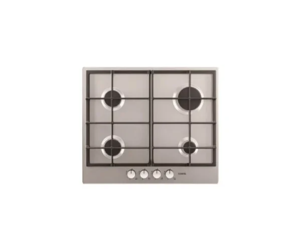 AEG 60Cm 4 Burners Gas Hob Stainless Steel Model HG654320NM