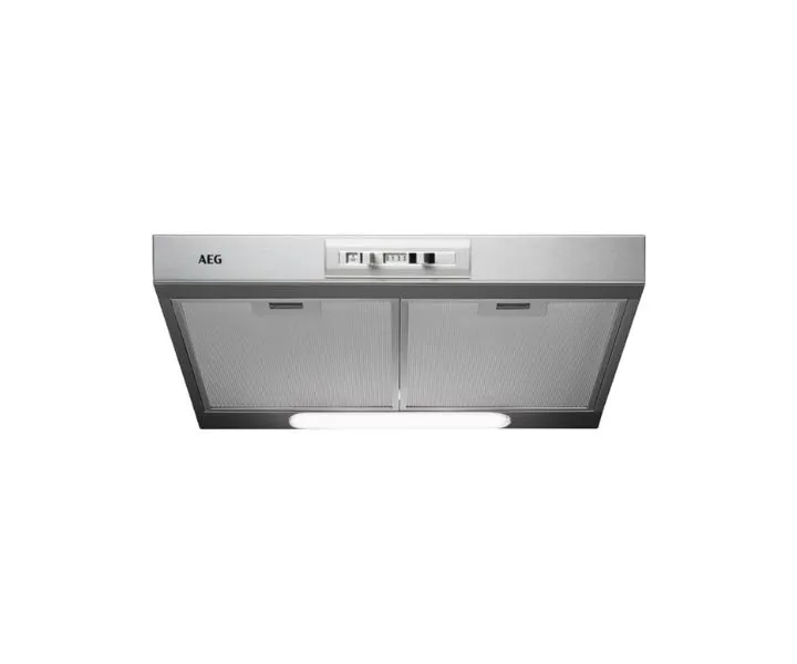 AEG 90 Cm 3 Speed Single Motor Cooker Hood Silver Model DUB2930M