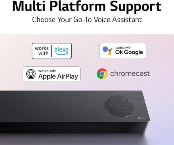 LG 9.1.5 Channel Meridian Sound Bar Black Model S95QR - Image 3