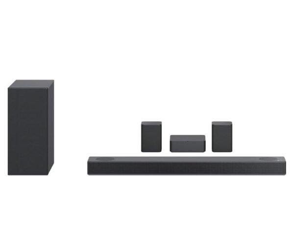 LG 5.1.2 Ch High Res Audio Sound Bar With Dolby Atmos And Surround Speakers Black Model S75QR | International Version - Image 2