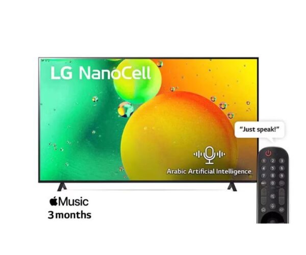 LG 86 Inch OLED 4K UHD Smart WebOS TV With ThinQ AI Active HDR (NANO79 Series) Black Model- 86NANO796LD