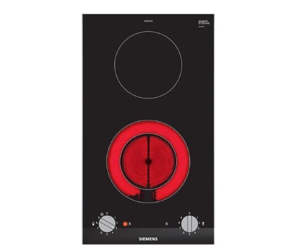 Siemens 2 Burner Domino Ceramic Hob Black ET375CFA1M