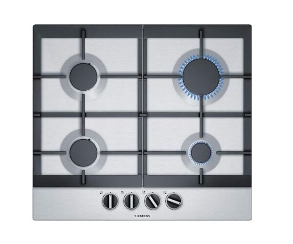 Siemens Built In Gas Hob With Sabaf Burners Silver EC6A5PB90M