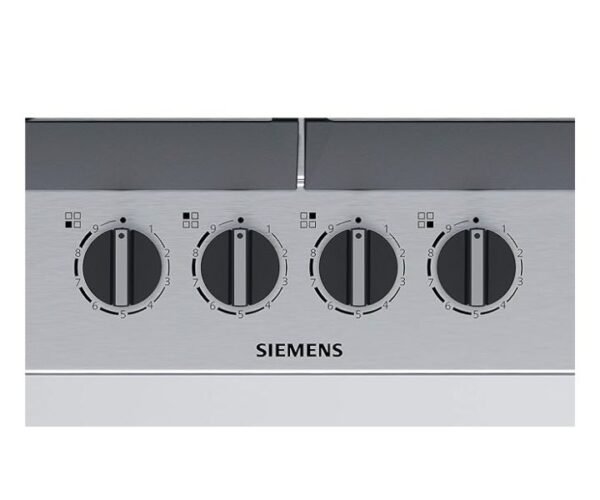 Siemens Built In Gas Hob With Sabaf Burners Silver EC6A5PB90M