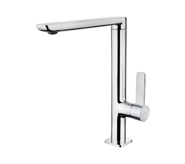 Teka Minimalistic Single Lever Kitchen Tap with High Swivel Spout Chrome Model FO915 | 1 Year Warranty