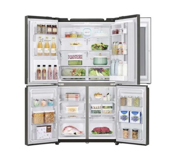 LG 716 Liters French Door Side by Side Refrigerator Stainless Steel Black Model GR-X39FMKHL - Image 2