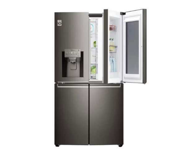 LG 716 Liters French Door Side by Side Refrigerator Stainless Steel Black Model GR-X39FMKHL - Image 3