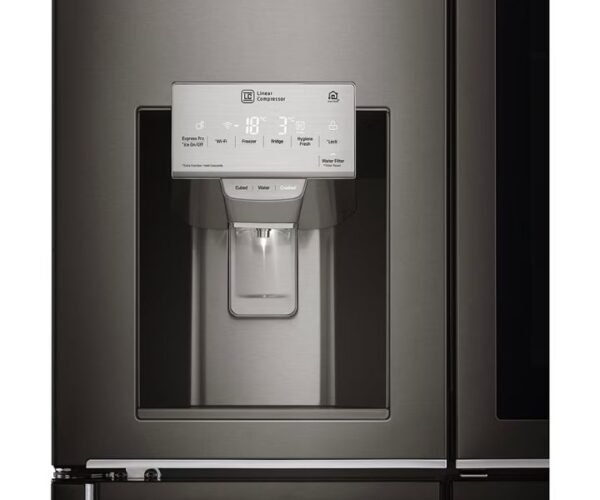 LG 716 Liters French Door Side by Side Refrigerator Stainless Steel Black Model GR-X39FMKHL - Image 5
