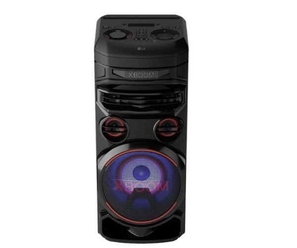 LG Party Speaker Multi Color Lighting Bluetooth Connection XBOOM App Black Model RNC7 - Image 2