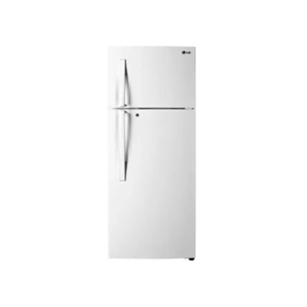 LG 372 Liter Refrigerator Double Door Inverter Compressor White Model GLG372