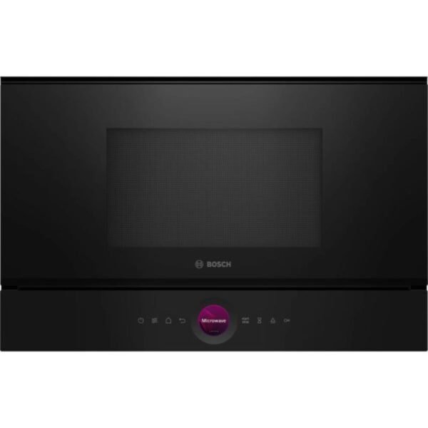 Bosch 21 Litre Built In Microwave Oven With Grill Series 8 With 10 Programs Color Black Model-BEL7321B1M | 1 Year Brand Warranty.