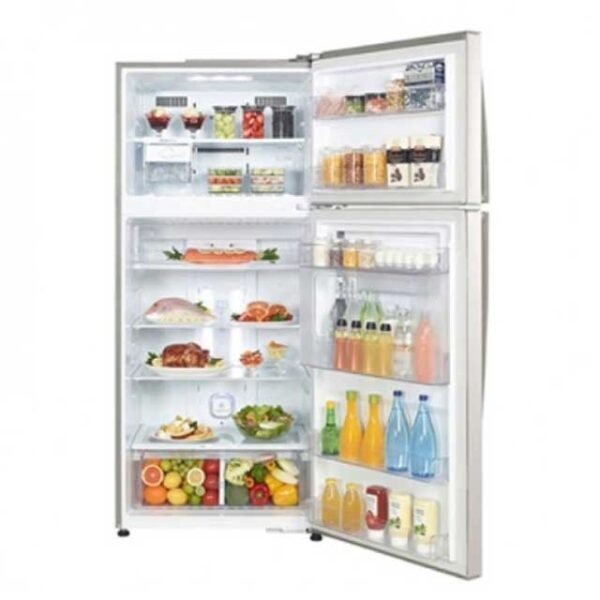 LG 682 Liter Top Mount Refrigerator, With Water Dispenser, No Frost, Inverter Compressor, Color Silver Model – GLF682HLHL – International Version. - Image 3