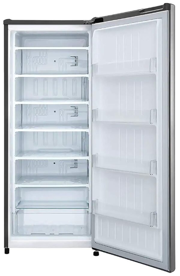 LG 171 Litres Single Door Vertical Freezer Smart Inverter Steel Finish Model GN304SLGT - Image 2