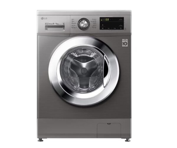 LG 8kg Front Loading Washing Machine With 5kg Dryer Silver Model F4J3TMG5P - Image 2