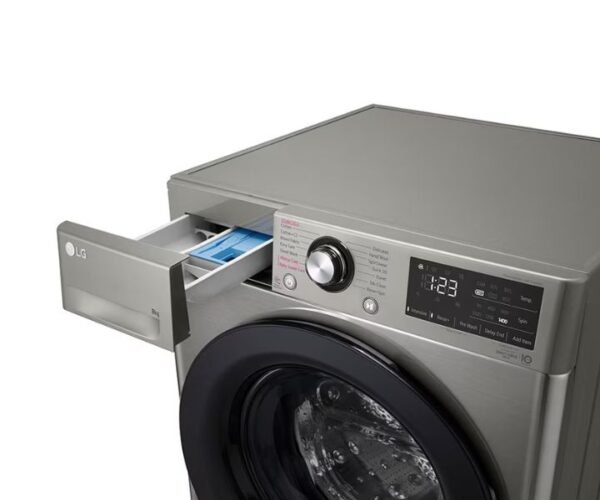 LG 9 kg Front Load Automatic Washing Machine Silver Model F4R3VYG6P - Image 4