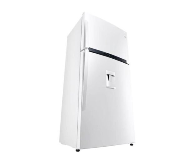 LG 473 Liter Double Door Refrigerator Inverter No Frost Top Mount White Model GLF682HQHL - Image 4