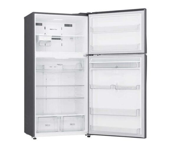 LG 682 Liter Top Mount Refrigerator, With Water Dispenser, No Frost, Inverter Compressor, Color Silver Model – GLF682HLHL – International Version. - Image 4