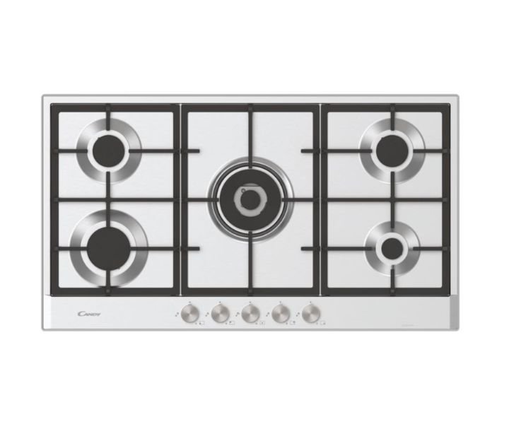 Candy Built In Hob 90 cm 5 Gas Burners Color Silver Model-CHG938WPXLPG