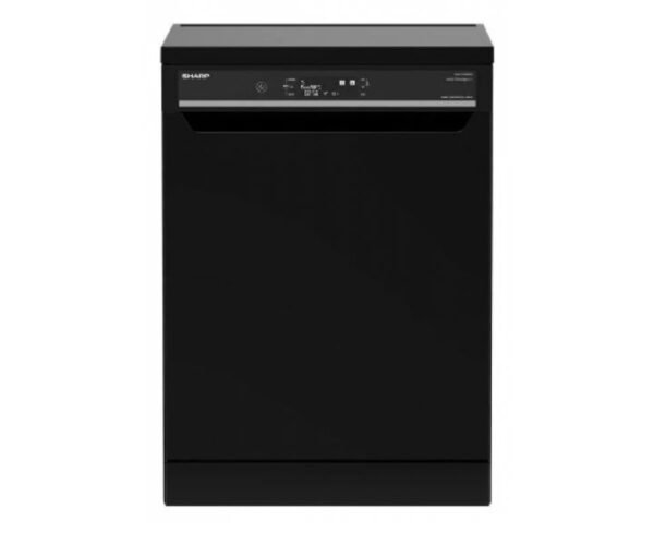 Sharp Free Standing Dishwasher With Digital Display 14 Persons,10 Programs Black Model-QW-V1014A-BK2