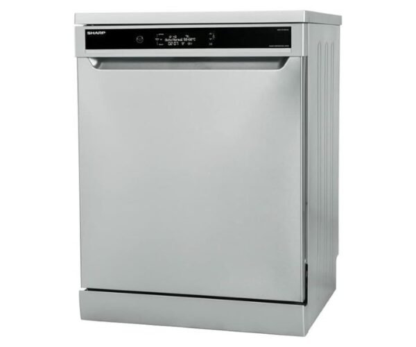 Sharp Free Standing Dishwasher With Digital Display 14 Persons,10 Programs Silver Model-QW-V1014A-SS2