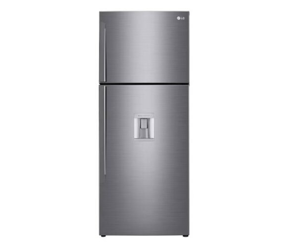 LG 438 Liter Double Door Refrigerator With Dispenser Smart Inverter Compressor Silver Model-GL-T652HLCM