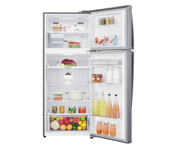 LG 438 Liter Double Door Refrigerator With Dispenser Smart Inverter Compressor Silver Model-GL-T652HLCM - Image 2