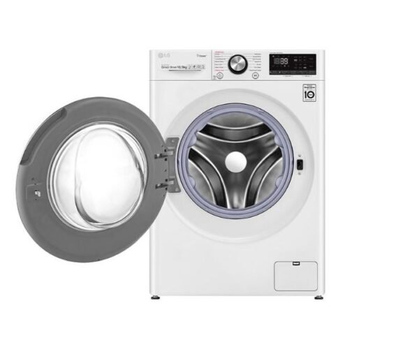 LG 10.5/7kg Front Load Washer & Dryer AI DD, TurboWash White Model-F4V9RCP2W - Image 4