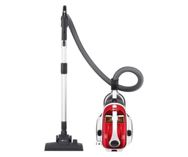 LG Bagless Vacuum Cleaner with Dust Pressing System Black/Red Model-VC73189NHTR - Image 3