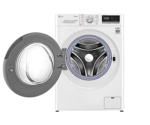 LG 10.5KG Front Load Washing Machine White Model F4V5RYPOW - Image 2