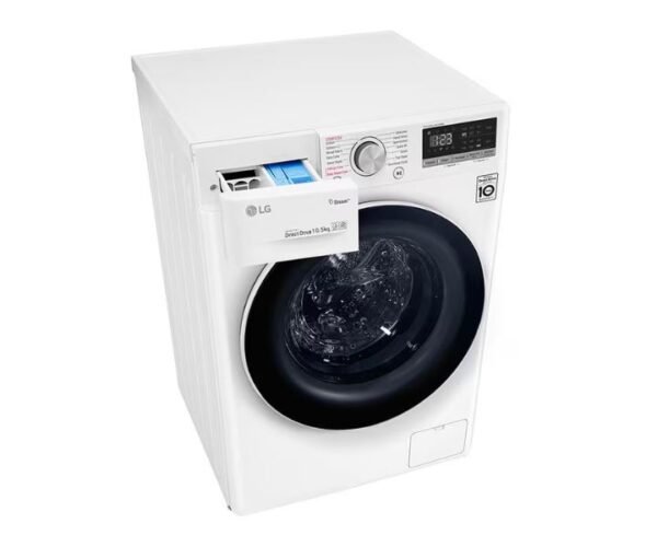 LG 10.5KG Front Load Washing Machine White Model F4V5RYPOW - Image 4