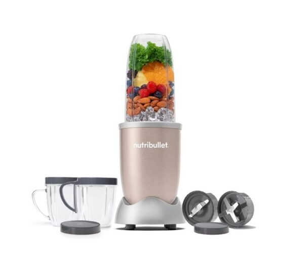 NutriBullet 900W Blender Champagne Multi-Function Cold Beverage Smoothie Maker Model-‎NB9-1249 - Image 2