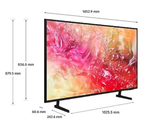 Samsung 65 Inch Crystal UHD 4K Smart TV DU7000 Black (2024) Model-UA65DU7000UXZN - Image 3