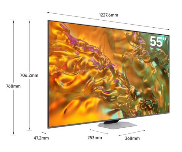 Samsung 55 Inch QLED 4K TV with NQ4 AI Gen2 Processor Q80D (2024) Model-QA55Q80DAUXZN - Image 2