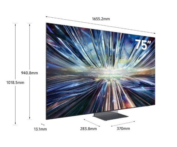 Samsung 75-Inch Neo QLED 8K Smart TV NQ8 AI Gen3 Processor QN900D Tizen OS Smart Black (2024) Model-QA75QN900DUXZN - Image 4