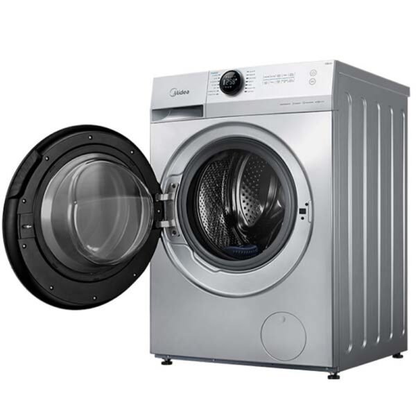 Midea 8/6 KG Smart Washer Dryer With BLDC Inverter Motor, 1400 RPM, Fully Automatic Front Load Washing & Drying Combo, 14 Programs-Quick Wash/Steam Care/Auto Clean, White - Model - MF200D80WBW-GCC - 1 Year Warranty - Image 3